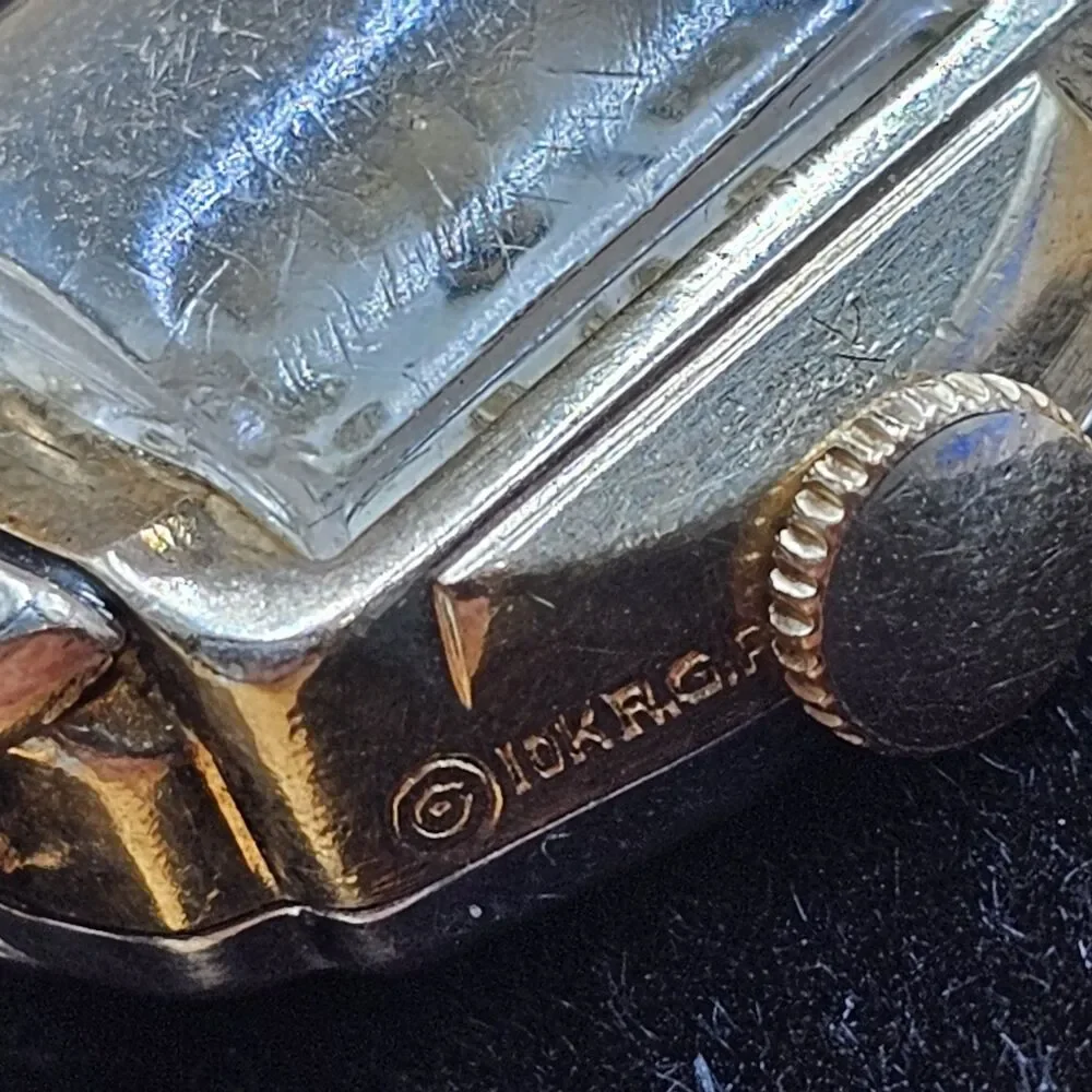 Croton 10k RGP 17 Jewel Vintage Ladies Cocktail Watch Runs Great